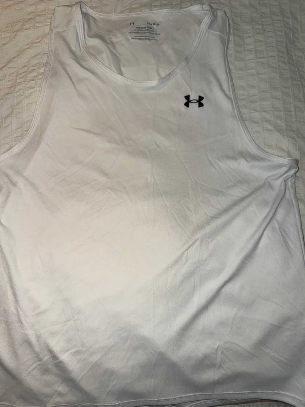 Under Armour Men’s White Athletic Tech Tank Top